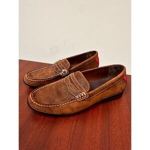 Footjoy Brown Leather Loafers‎ Driving Mens Size 10.5 M Casual Shoes 79011